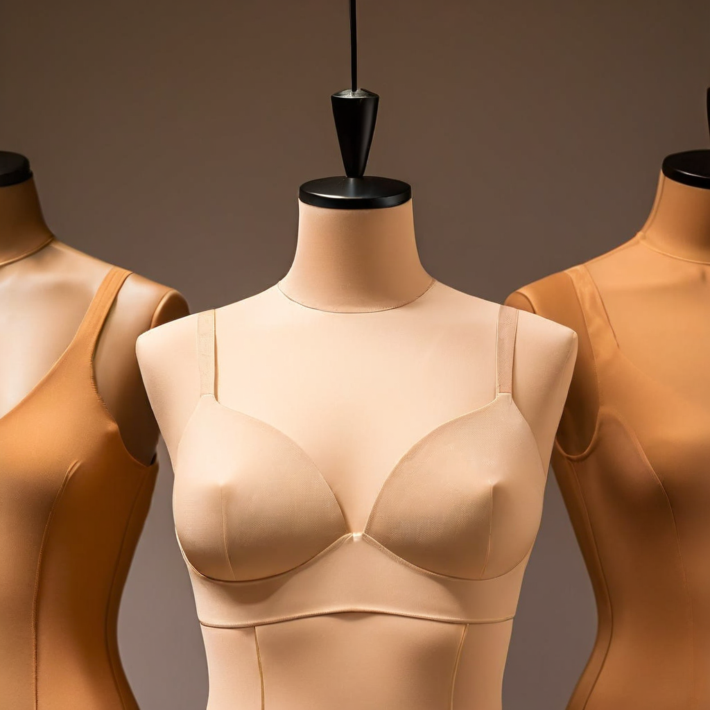 스킨색 심리스 속옷으로 비침을 막는 흰 티셔츠 코디