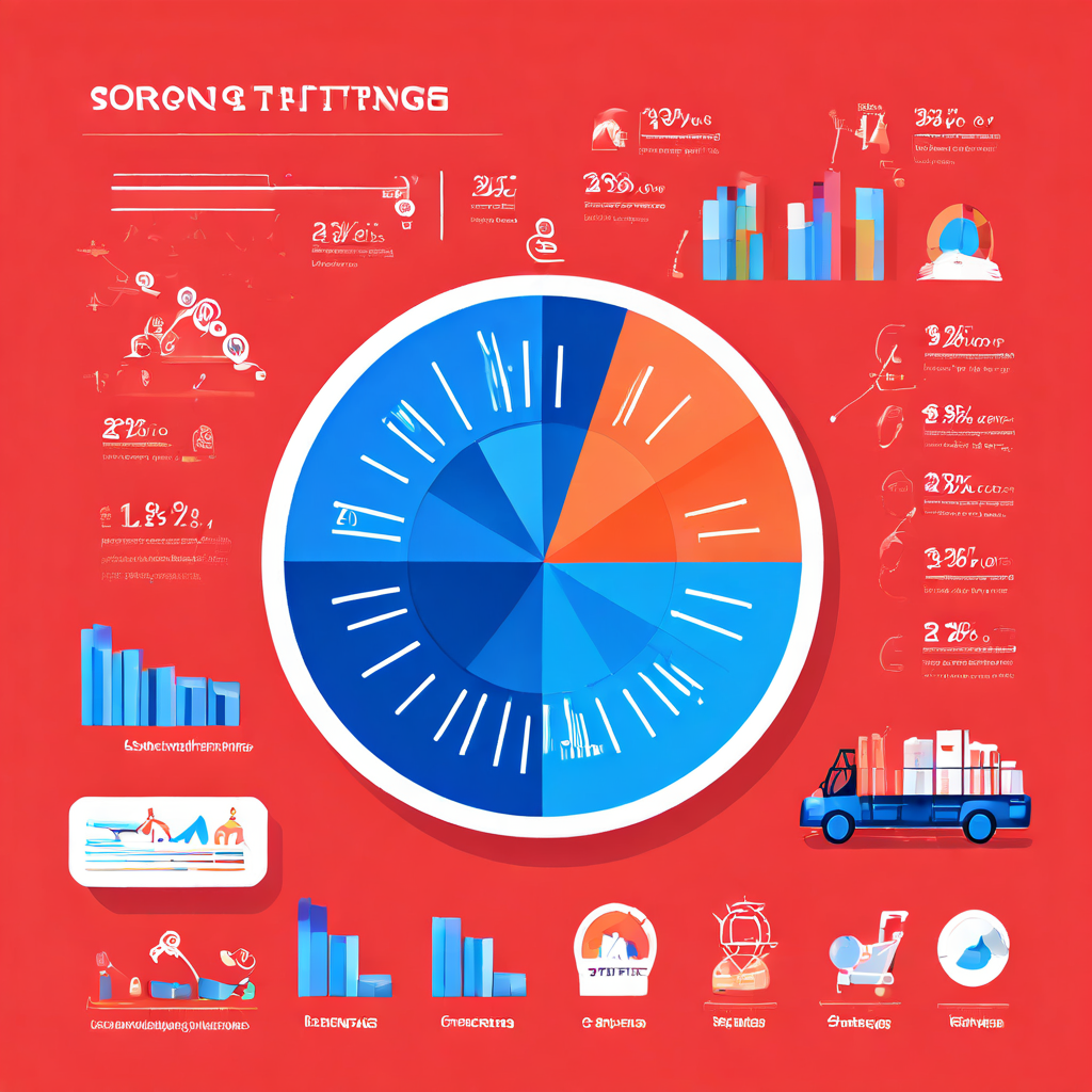 포인트 사용량 분석 인포그래픽으로, 주요 카테고리별 비율을 나타내는 큰 파이 차트와 사용량 감소 추세를 보여주는 하락형 선형 그래프가 함께 구성되어 있으며 쇼핑, 여행, 엔터테인먼트 아이콘으로 구분됩니다.