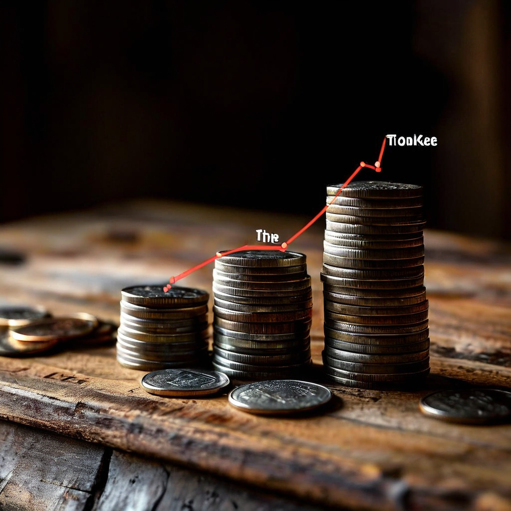 이익이 급격히 치솟았다가 바로 영점으로 떨어지는 패턴이 세 번 반복되는 그래프로, 일회성 수익 창출 후 지속성을 고려하지 않는 '테이크 더 머니 앤 런' 비즈니스 모델의 위험성을 시각화한 차트입니다.