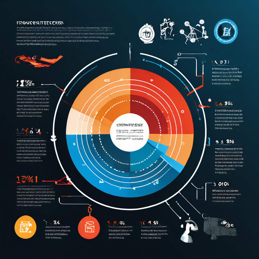 마케팅 팜플렛을 해체하여 분석한 인포그래픽으로, 홍보 문구와 화살표 레이어 아래 숨겨진 작은 실제 가치 코인을 드러내는 모습을 보여줍니다.